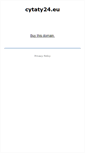 Mobile Screenshot of cytaty24.eu